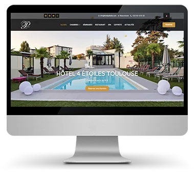 Site internet Hôtel Palladia