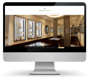 Site internet Joaillerie Piquemal Baron