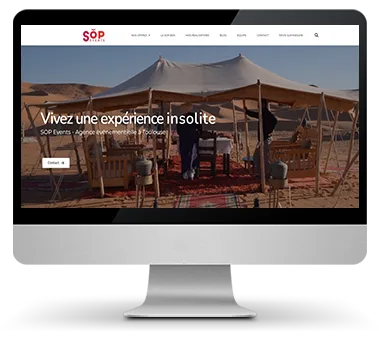 Site internet SOP EVENTS