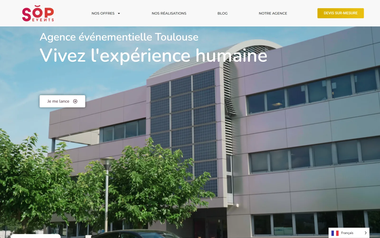 Site internet SOP EVENTS