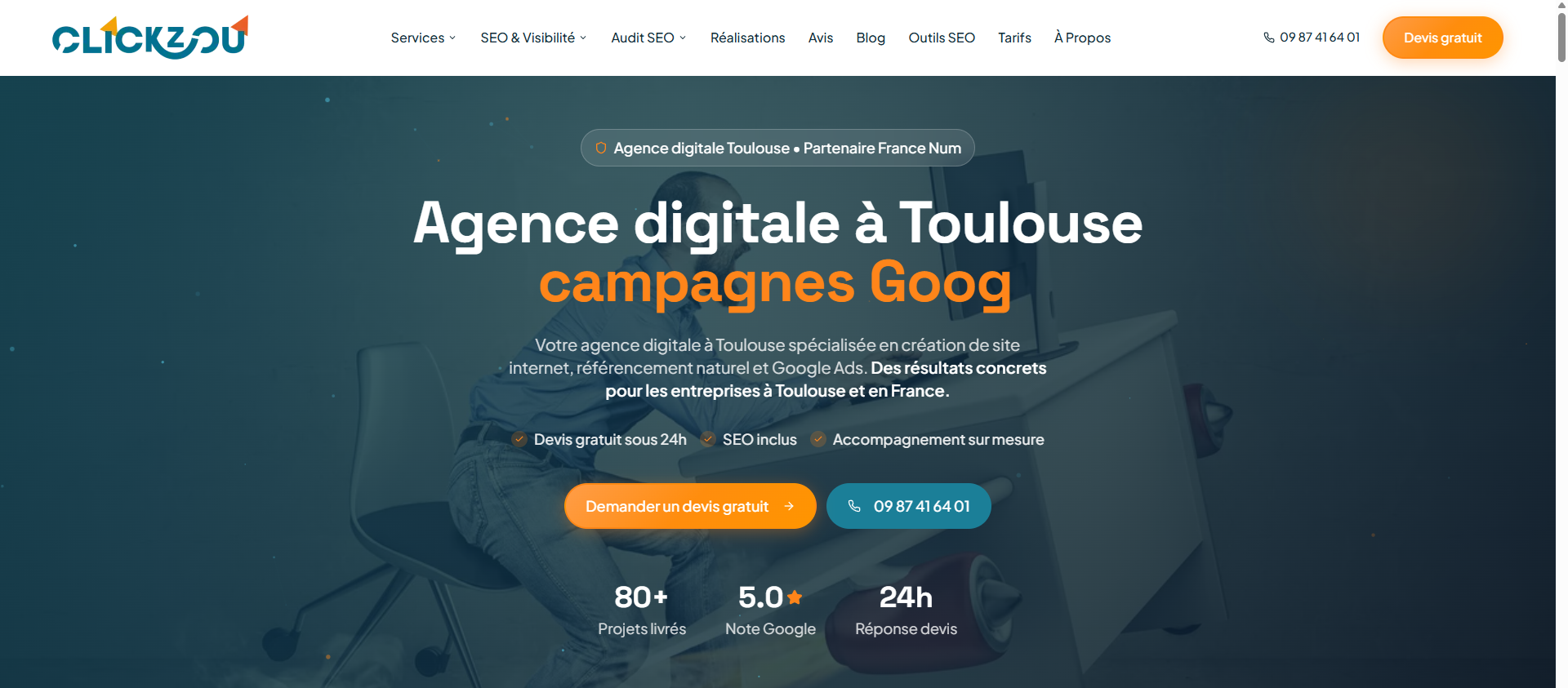 Architecture SEO du site Clickzou : ecosysteme de 1 250 pages avec Next.js