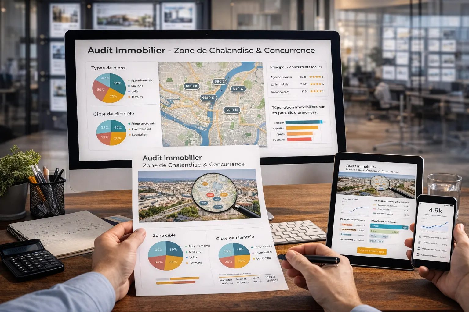 Audit et tests de performance du site web immobilier