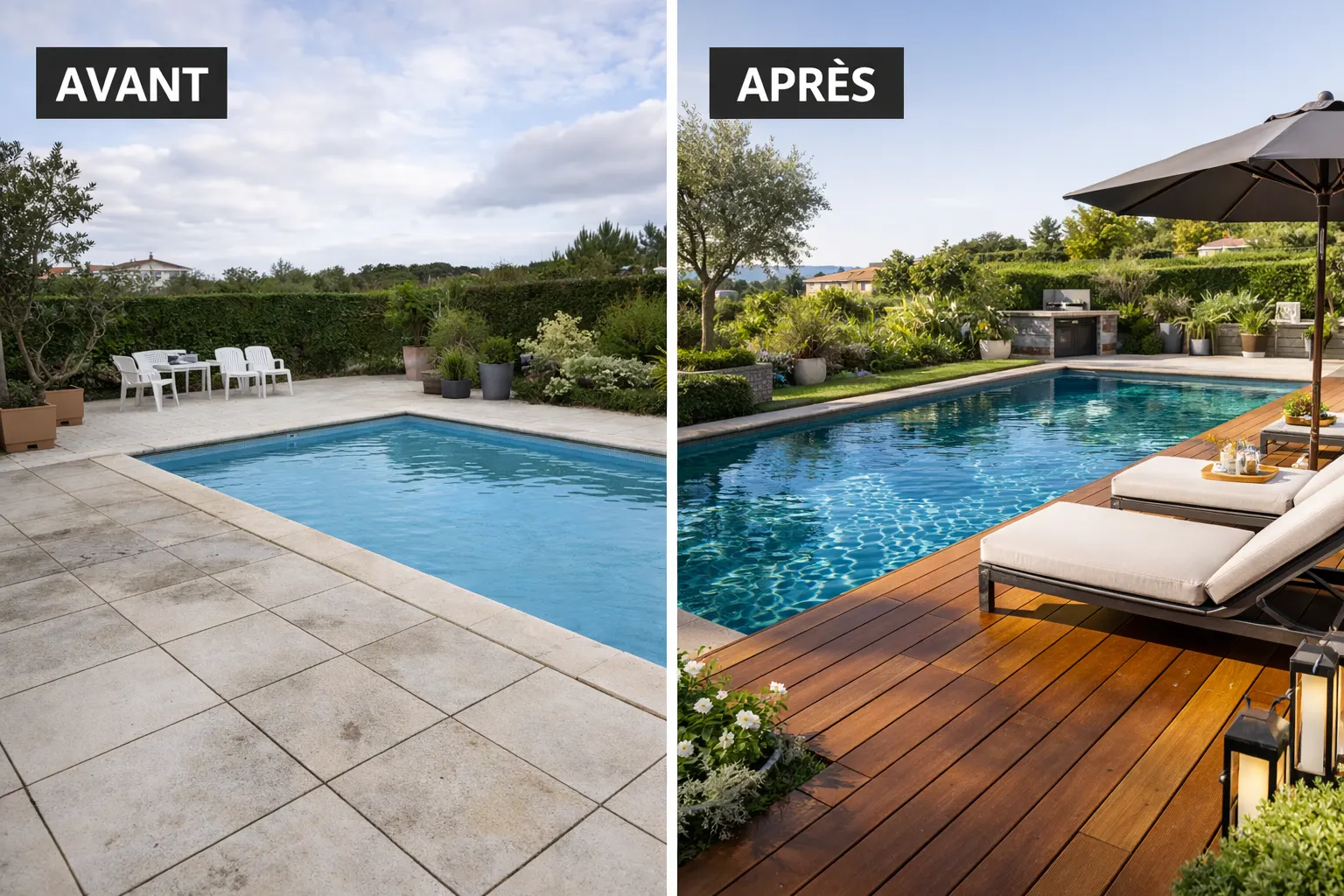 Avant apres realisation site internet artisan professionnel