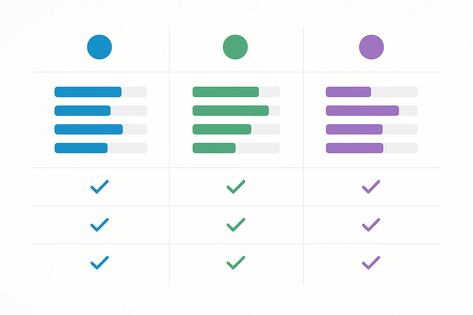 Tableau comparatif WordPress Next.js Webflow sur 8 criteres pour PME