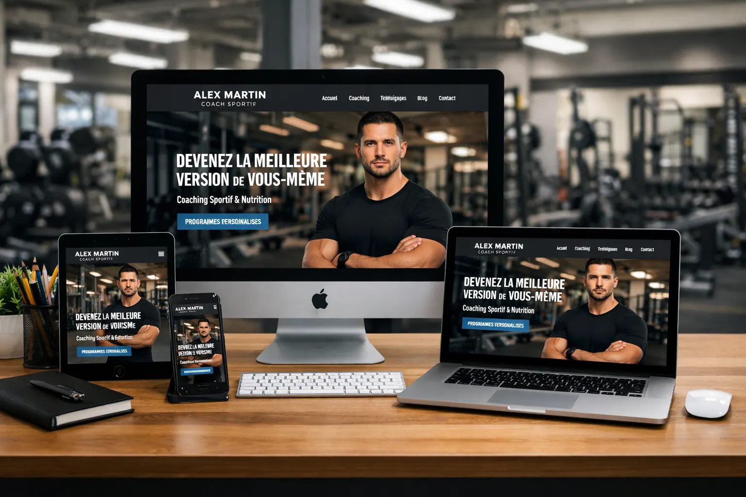 Site internet pour coach sportif
