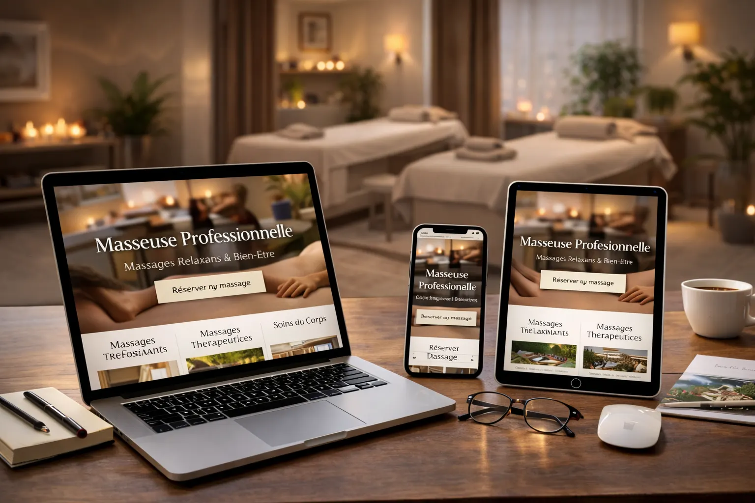 Site internet pour therapeute