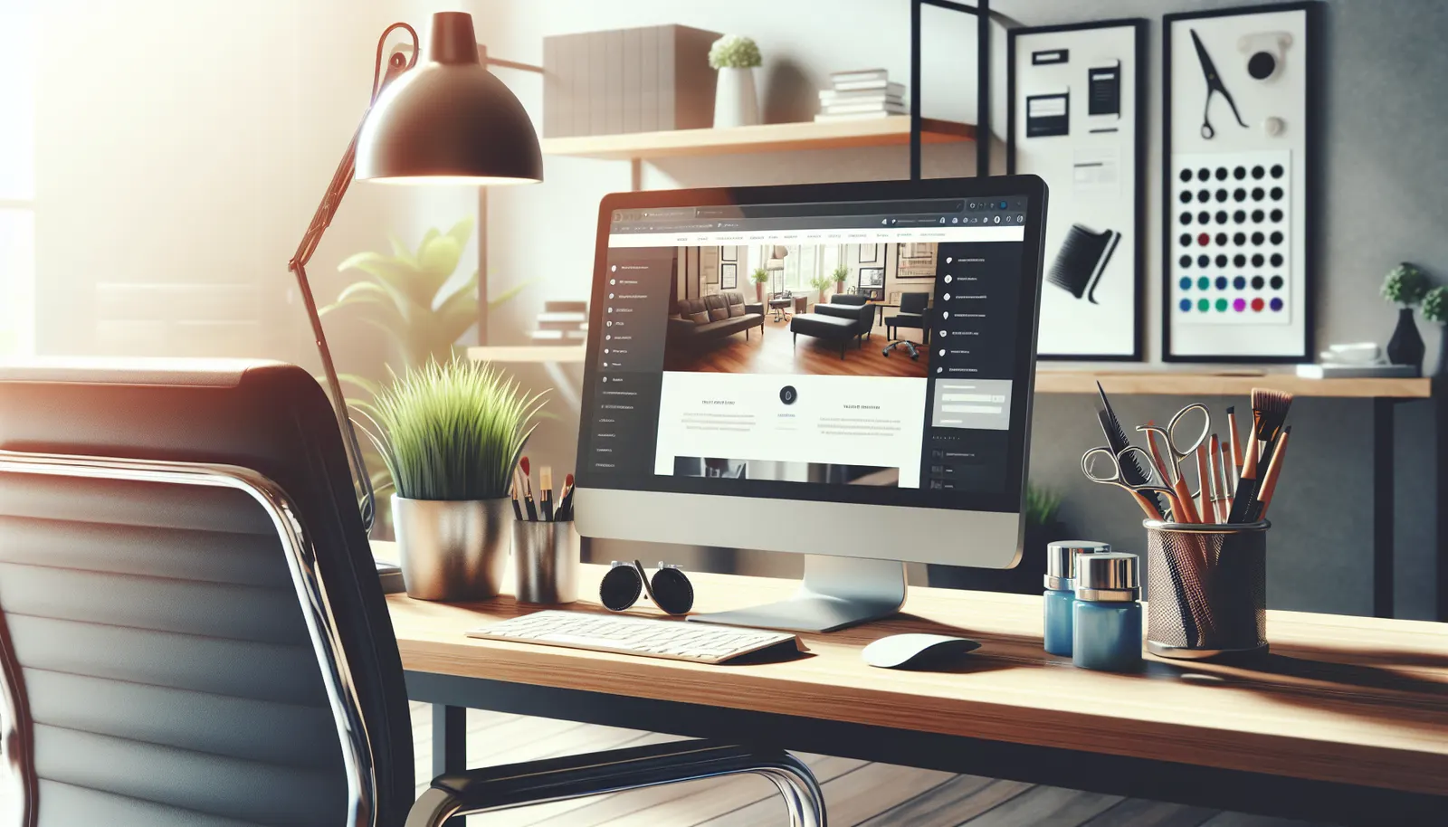 Site internet pour salon