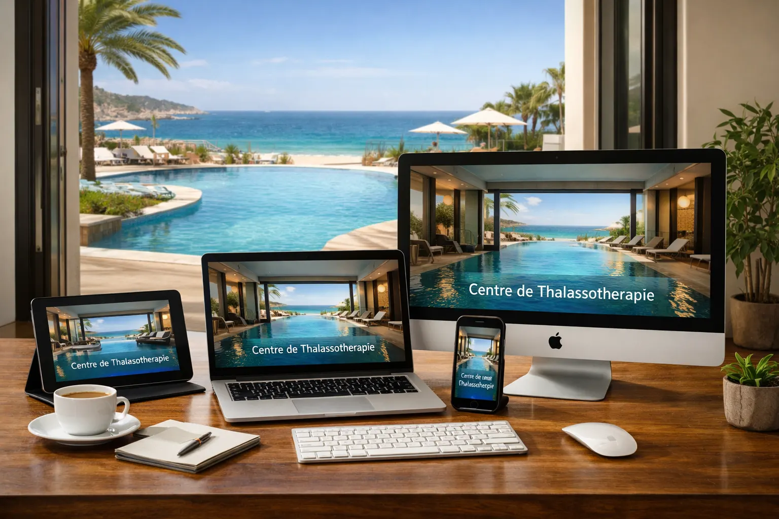 Création site internet pour centre de bien-être – agence Clickzou