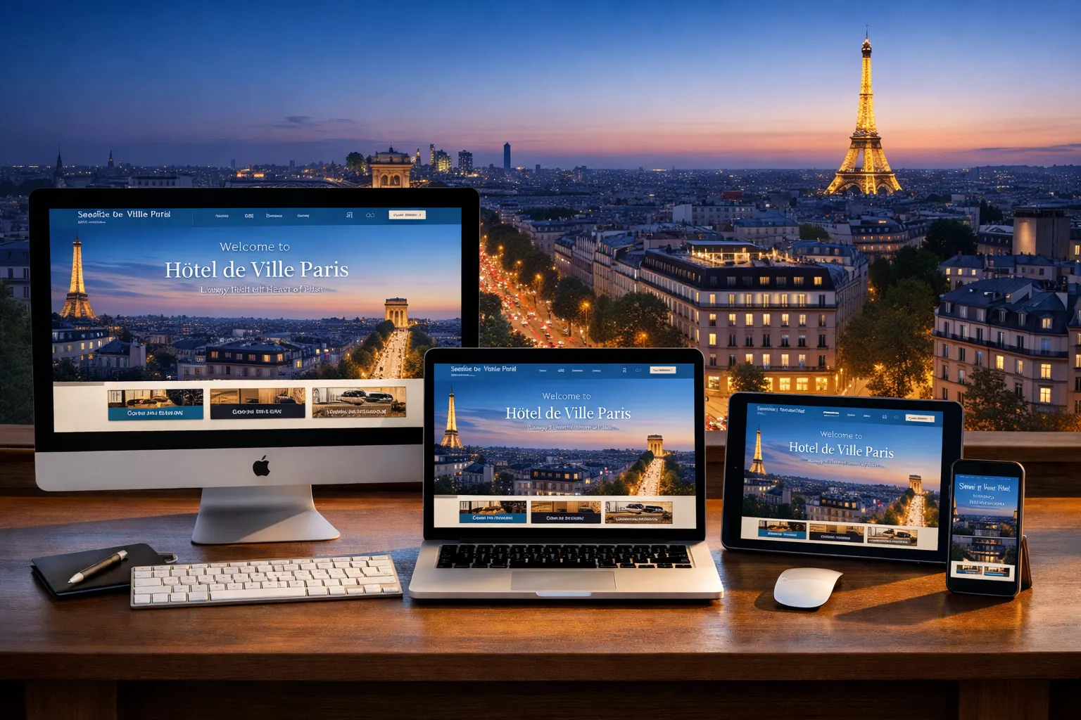 Création de site internet pour hôtel – agence web Clickzou spécialisée hôtellerie