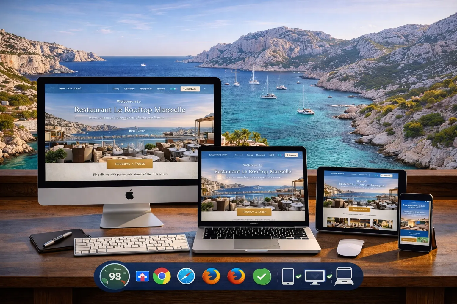 Création de site internet pour restaurant – agence web Clickzou