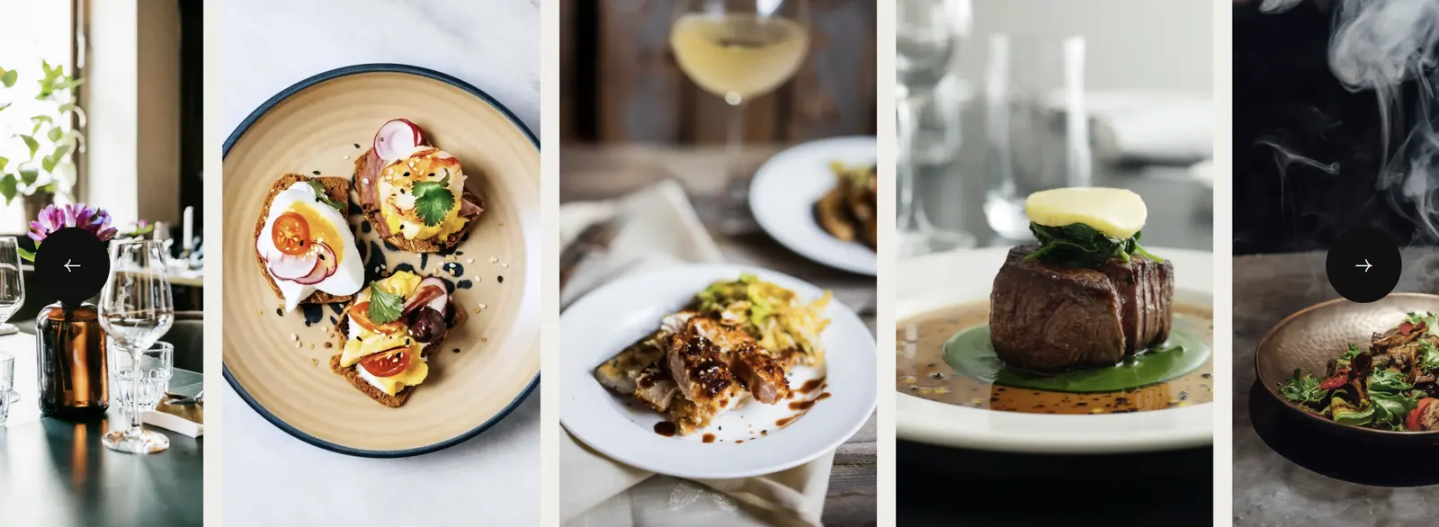 Maquettes UX/UI et arborescence du site internet pour restaurant