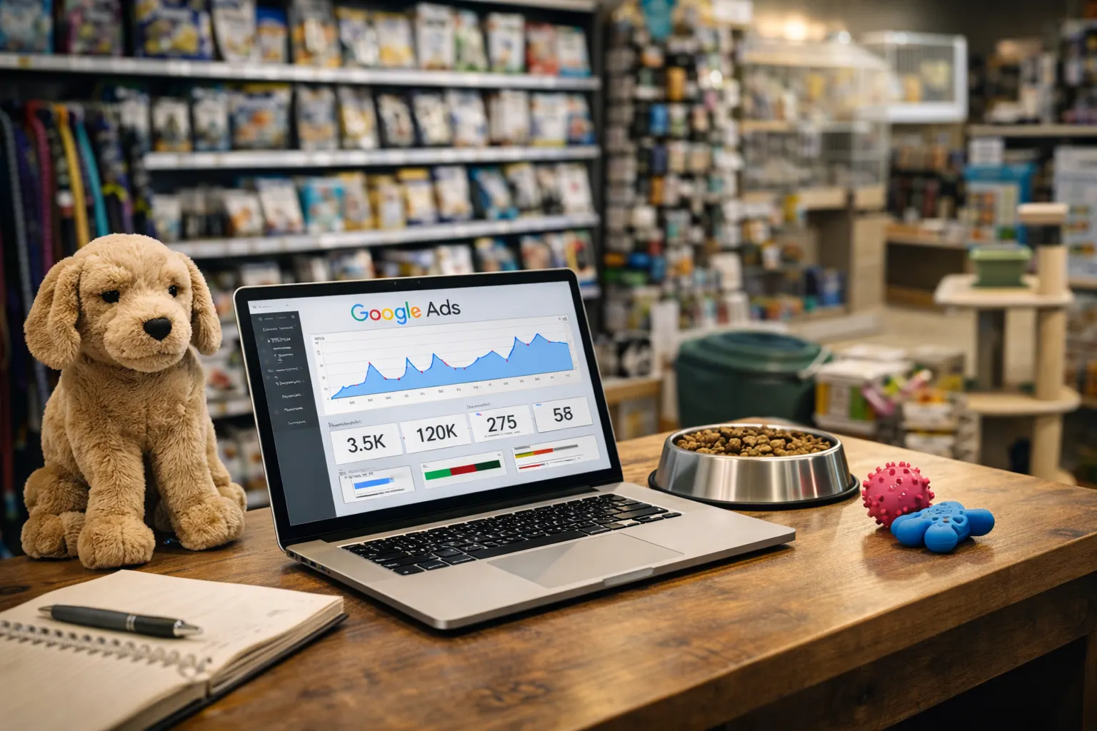 Google Ads pour animalerie : campagnes performantes et rentables