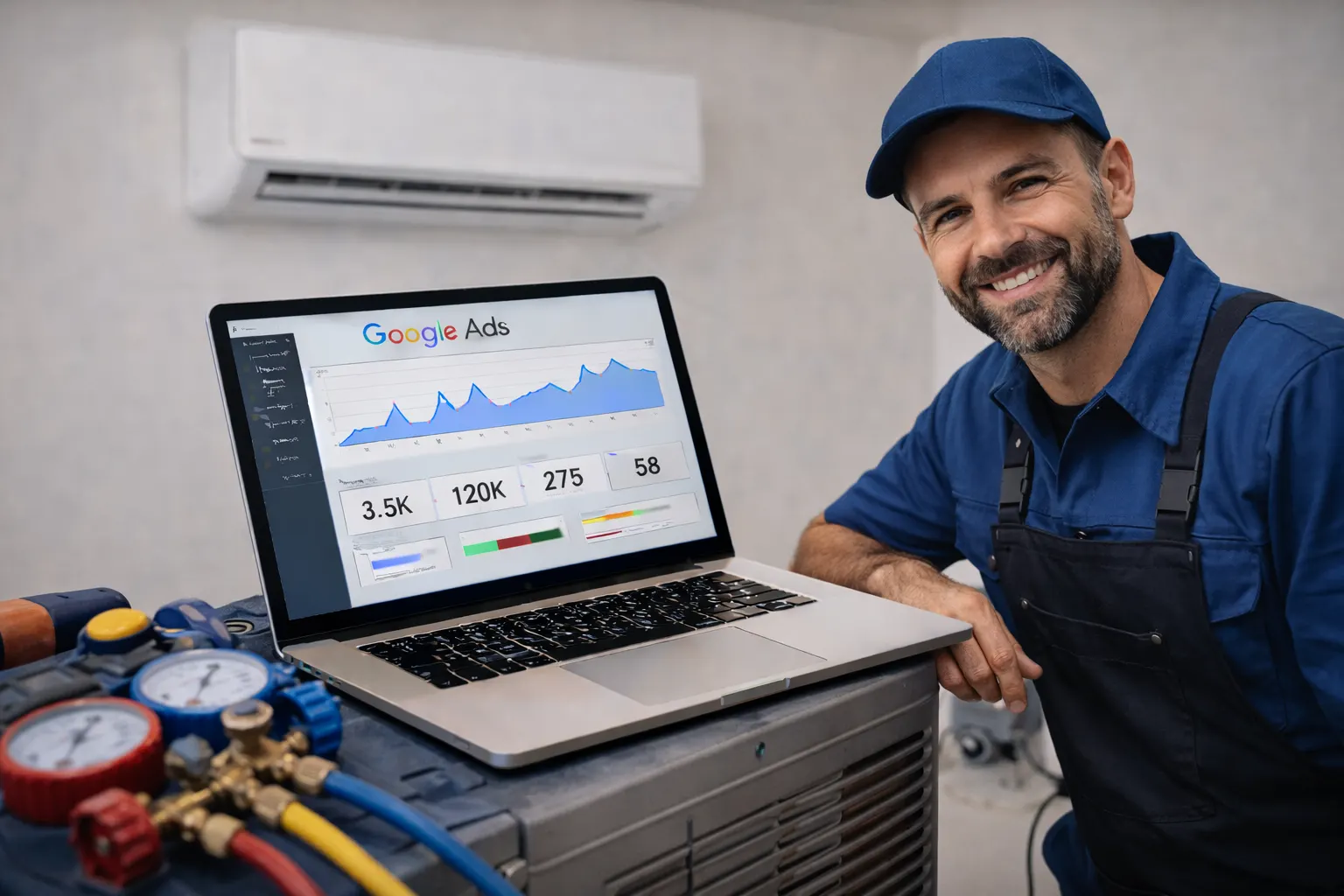 Google Ads pour climaticien : campagnes performantes et rentables