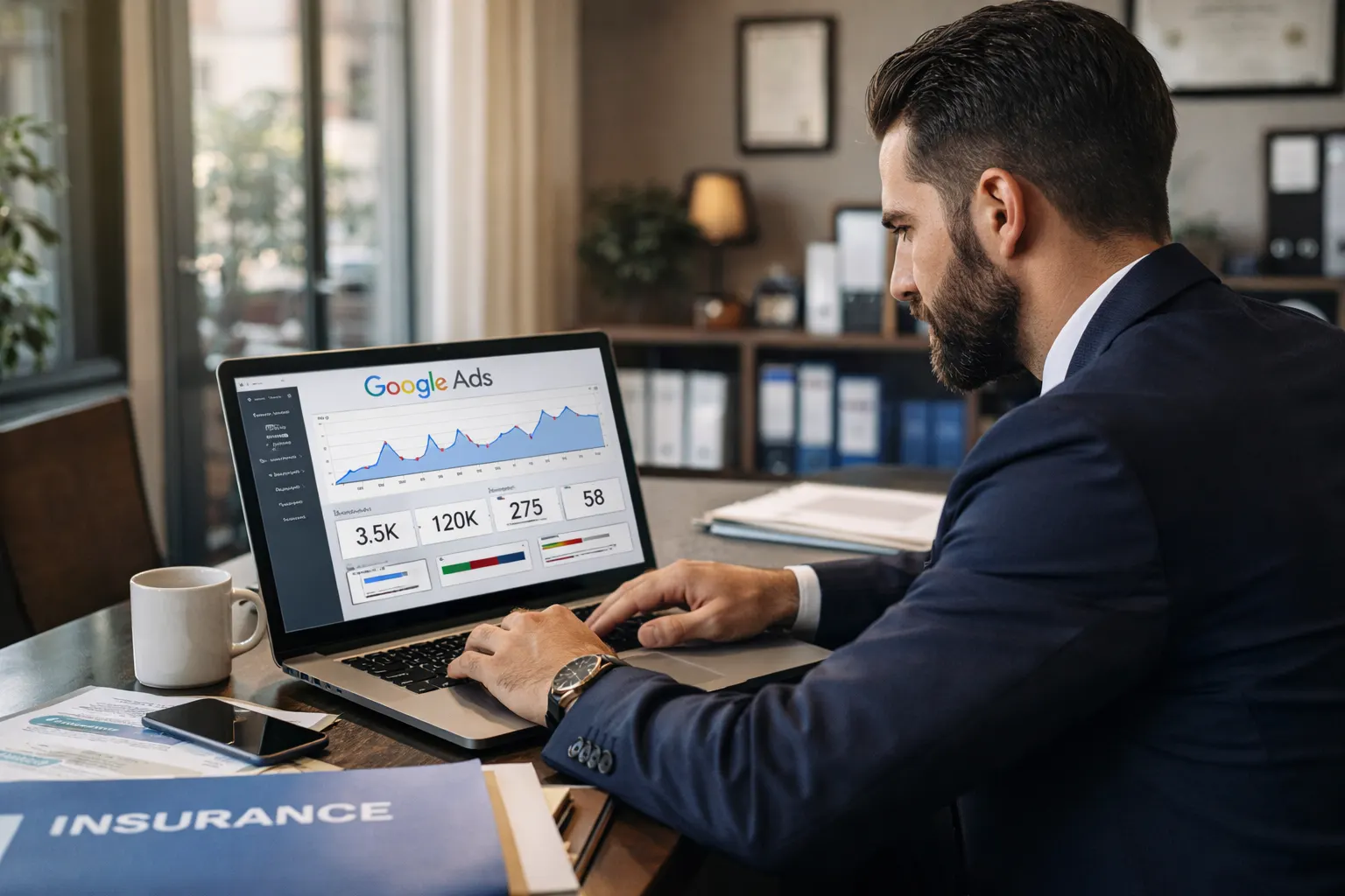 Google Ads pour courtier assurance : campagnes performantes et rentables