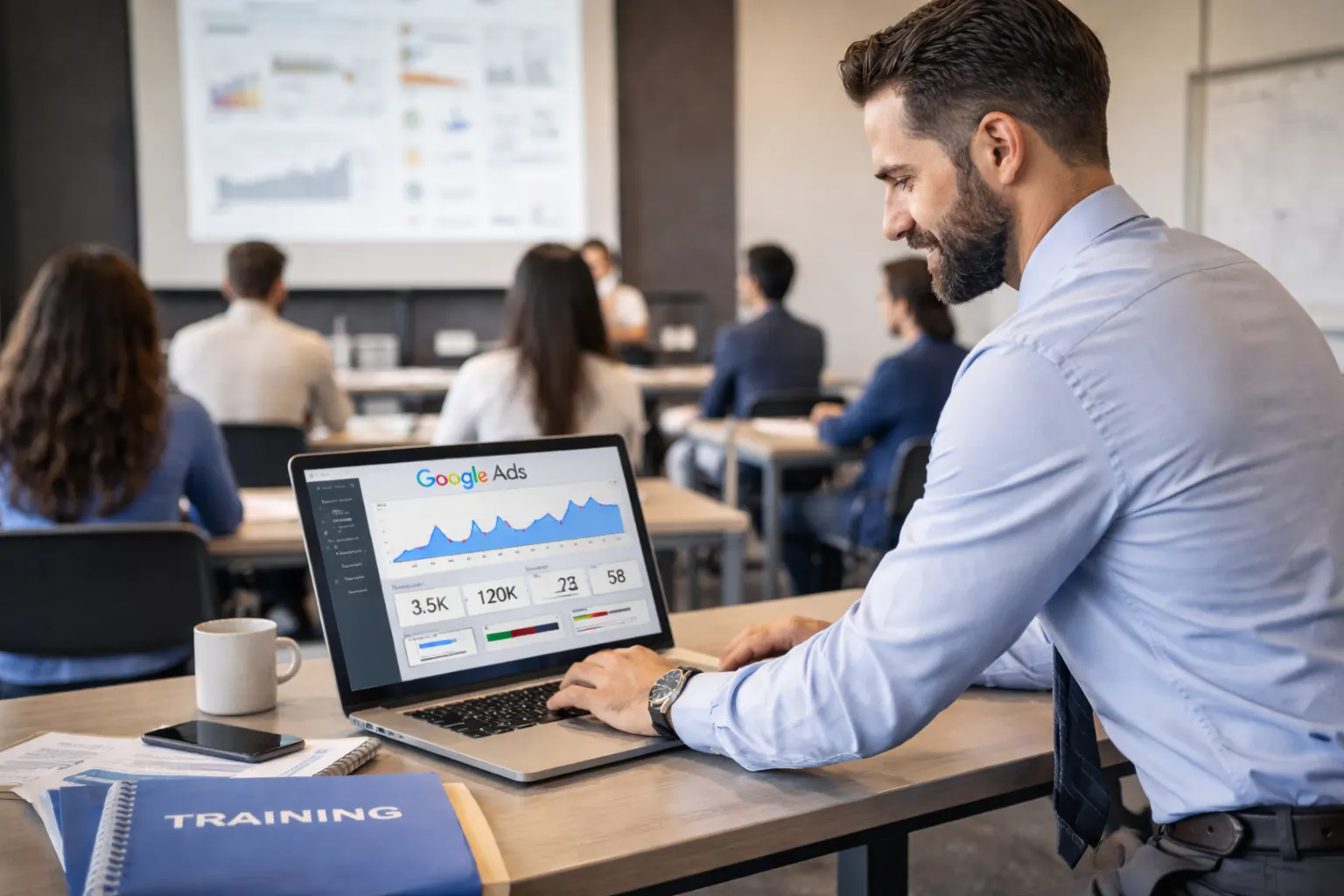 Google Ads pour formateur : campagnes performantes et rentables