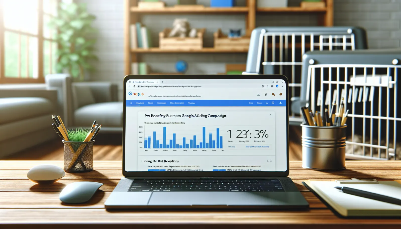 Google Ads pour pension animaux : campagnes performantes et rentables