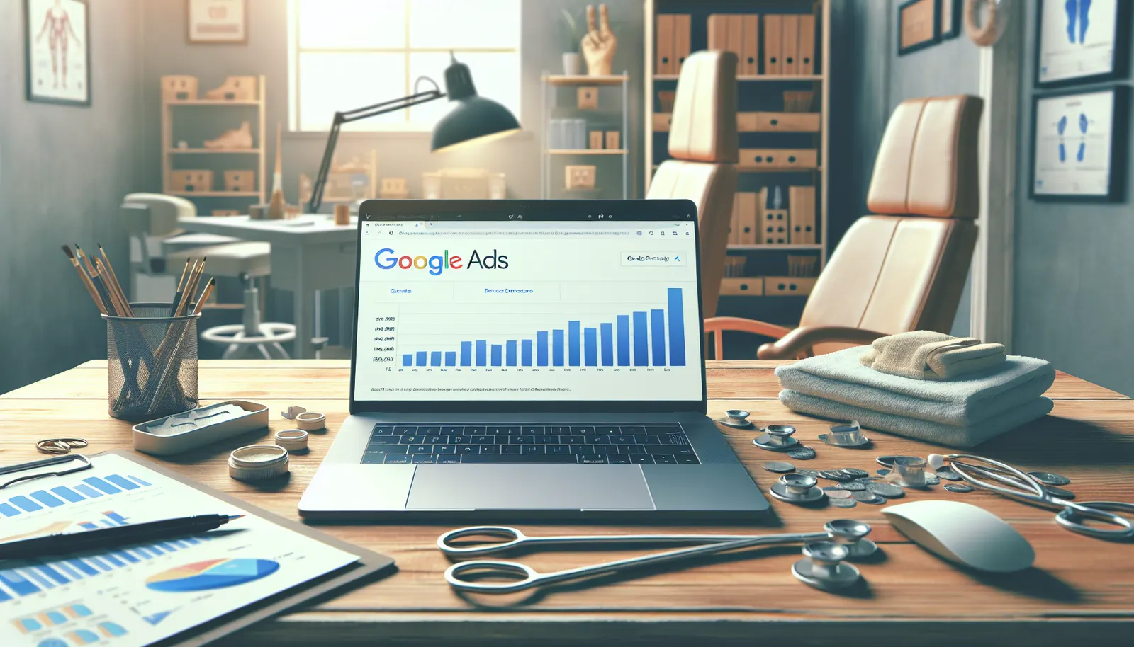 Google Ads pour podologue : campagnes performantes et rentables