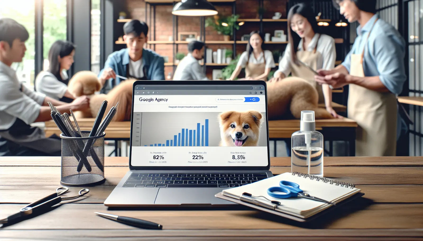 Google Ads pour toiletteur animaux : campagnes performantes et rentables