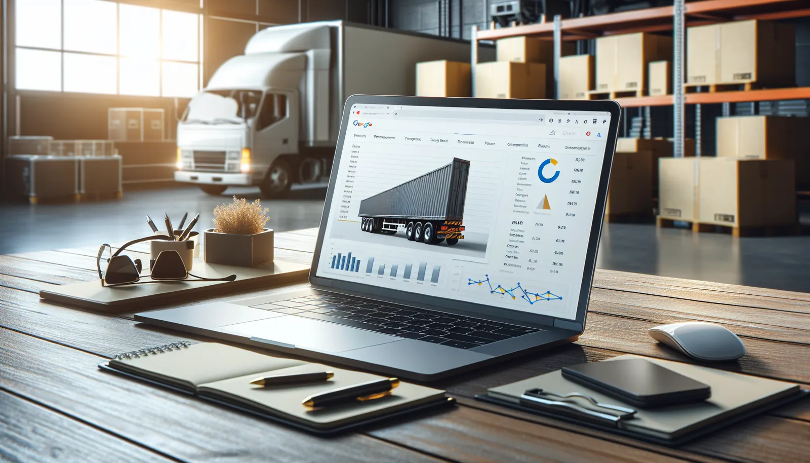 Google Ads pour transporteur : campagnes performantes et rentables