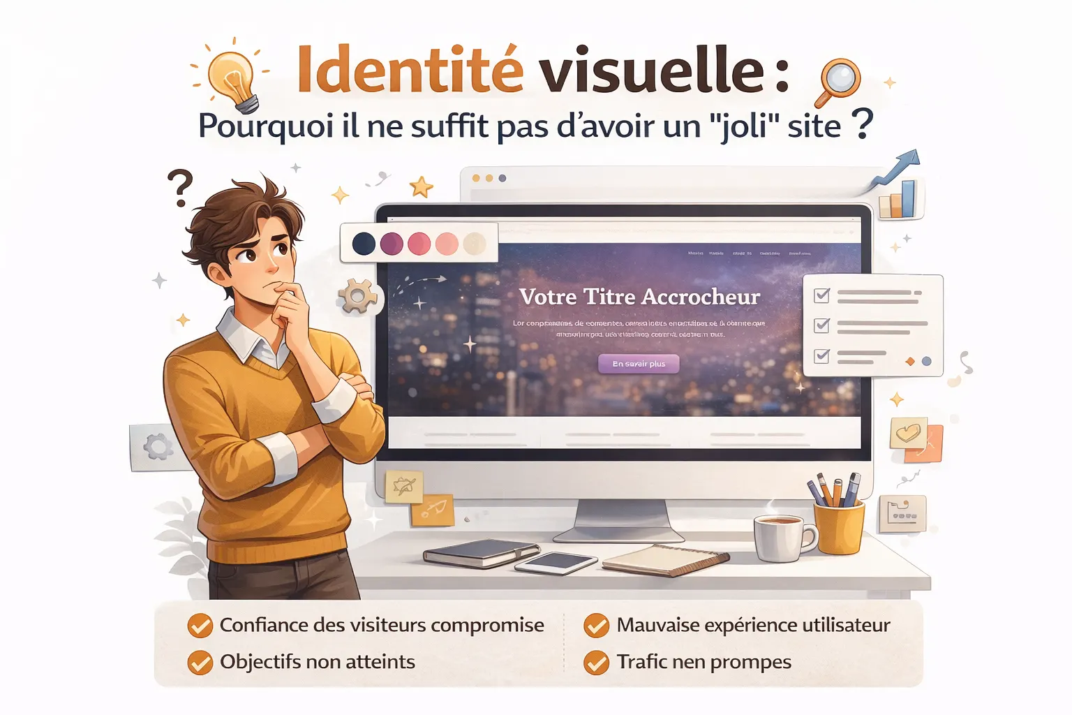 Identité visuelle : Pourquoi un site "joli" ne suffit pas ?