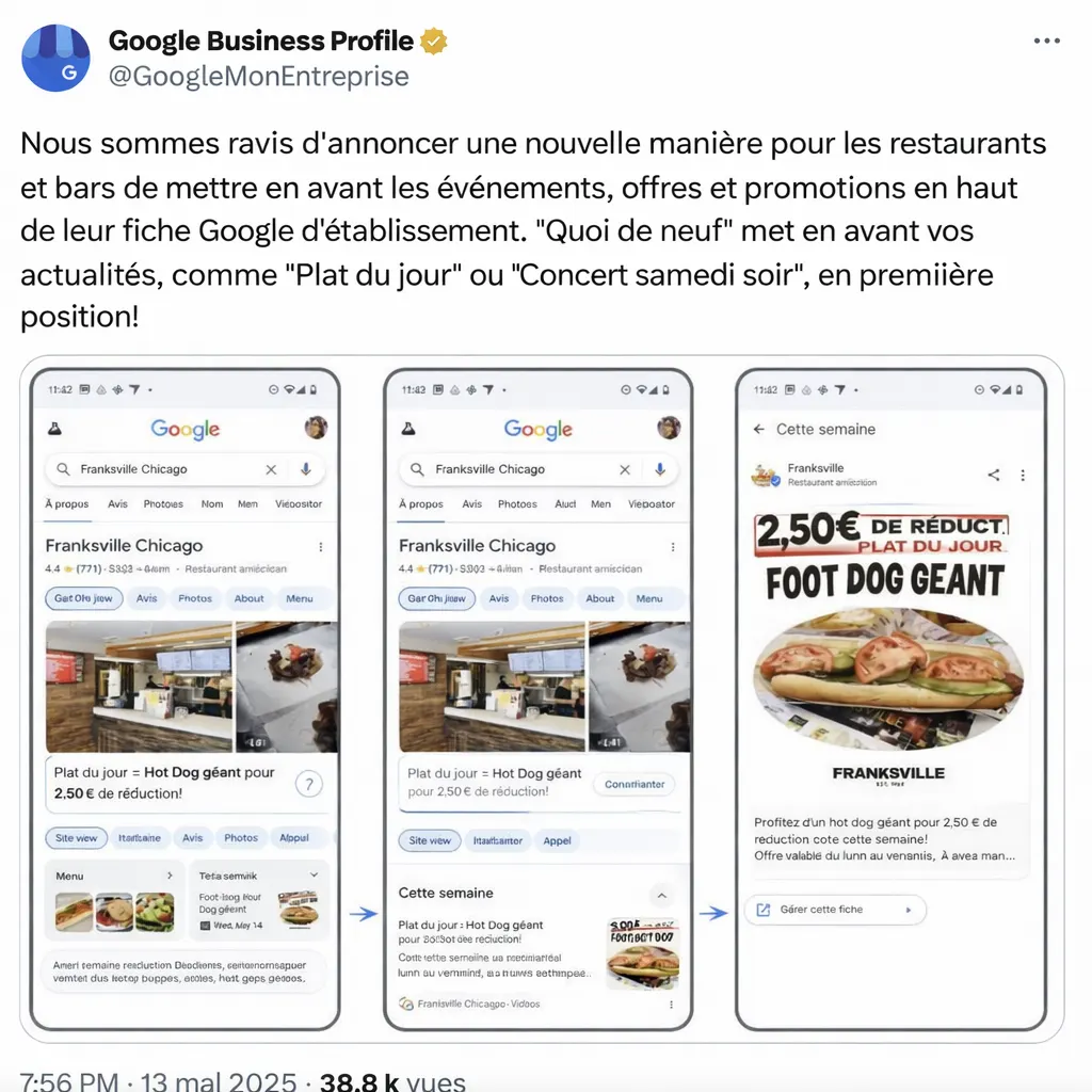 Optimisation du Google Business Profile pour le référencement local