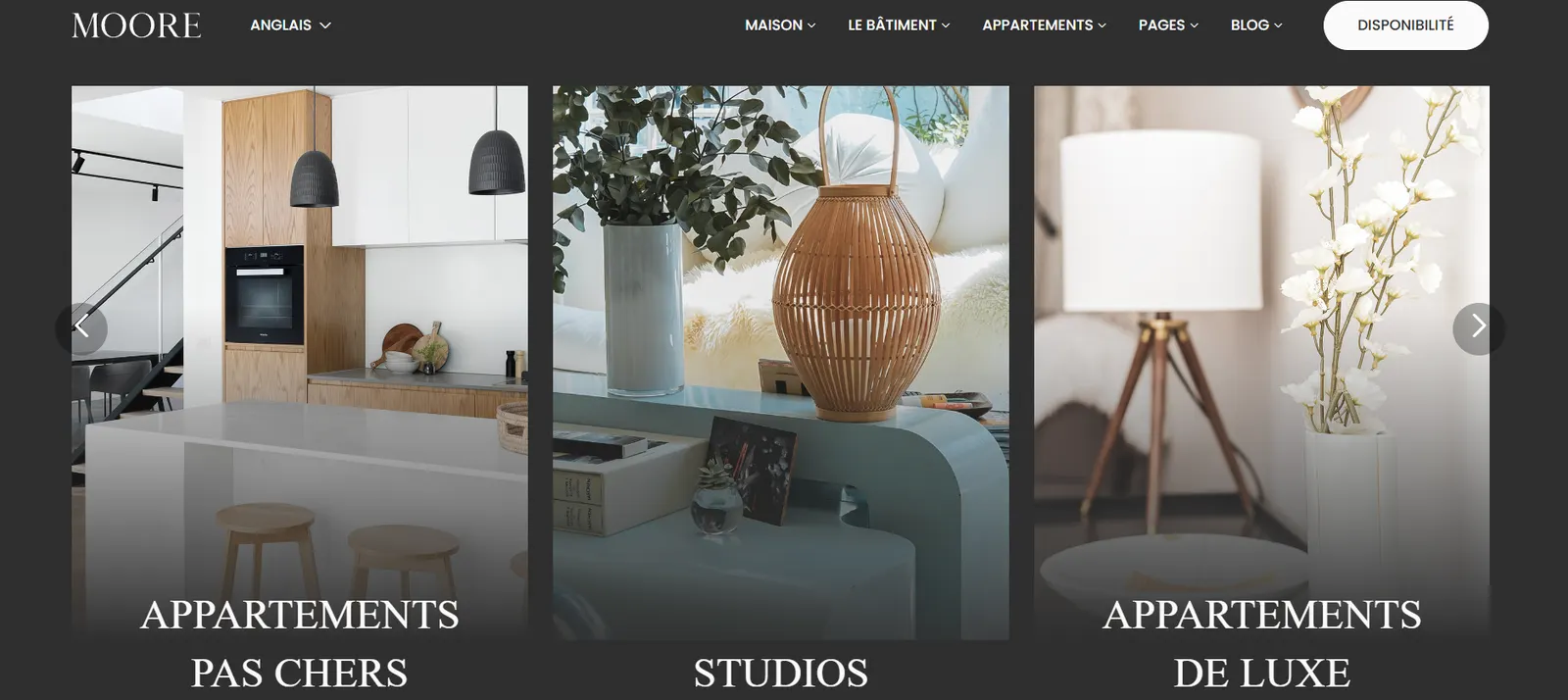 Maquette UX et arborescence du site internet pour agence immobilière