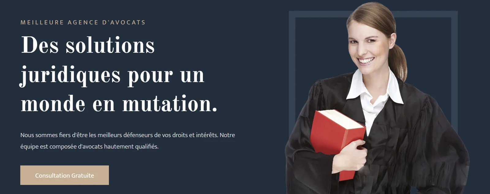 Modernisation et refonte de site internet pour cabinet d'avocats