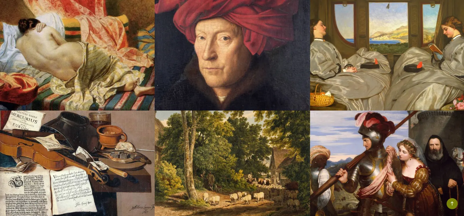 Portfolio en ligne pour artiste avec galerie d'œuvres et navigation immersive