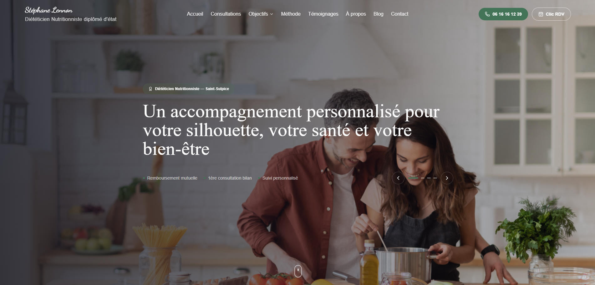 Site internet Stéphane Lennon