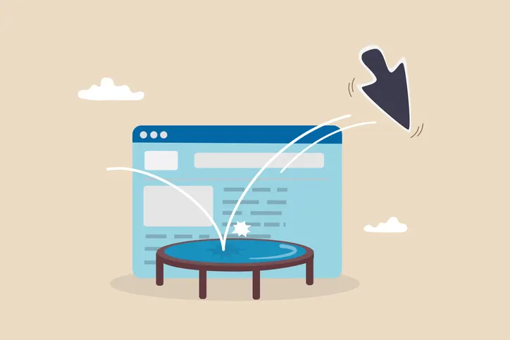 Taux de rebond et temps de lecture sur un site web