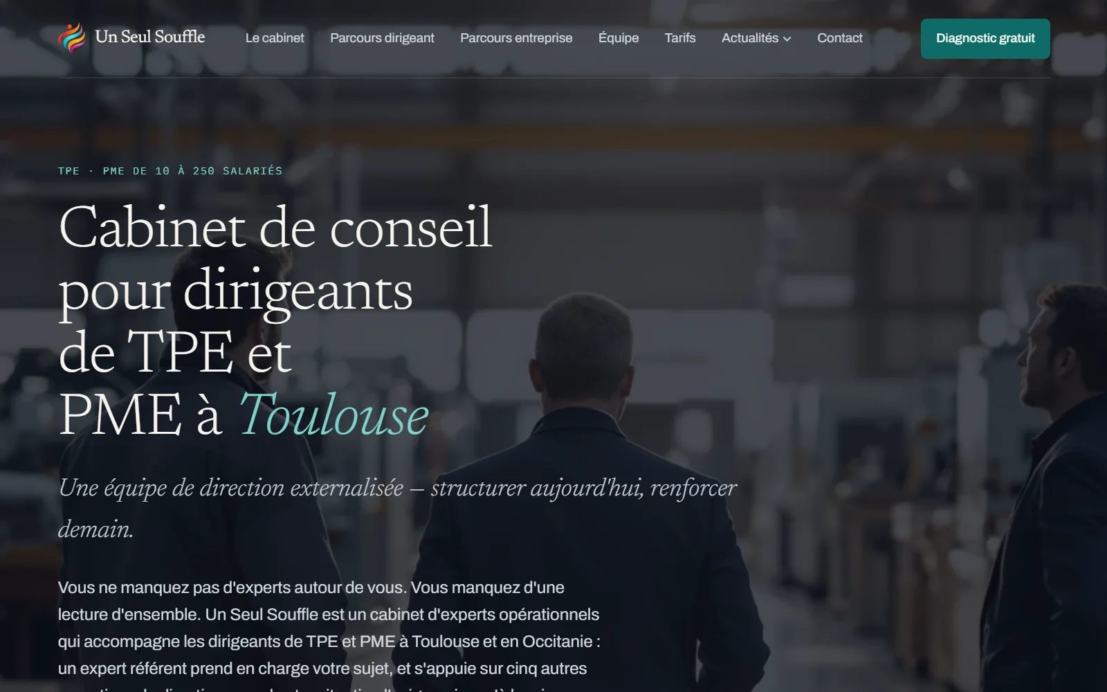 Site internet Un Seul Souffle
