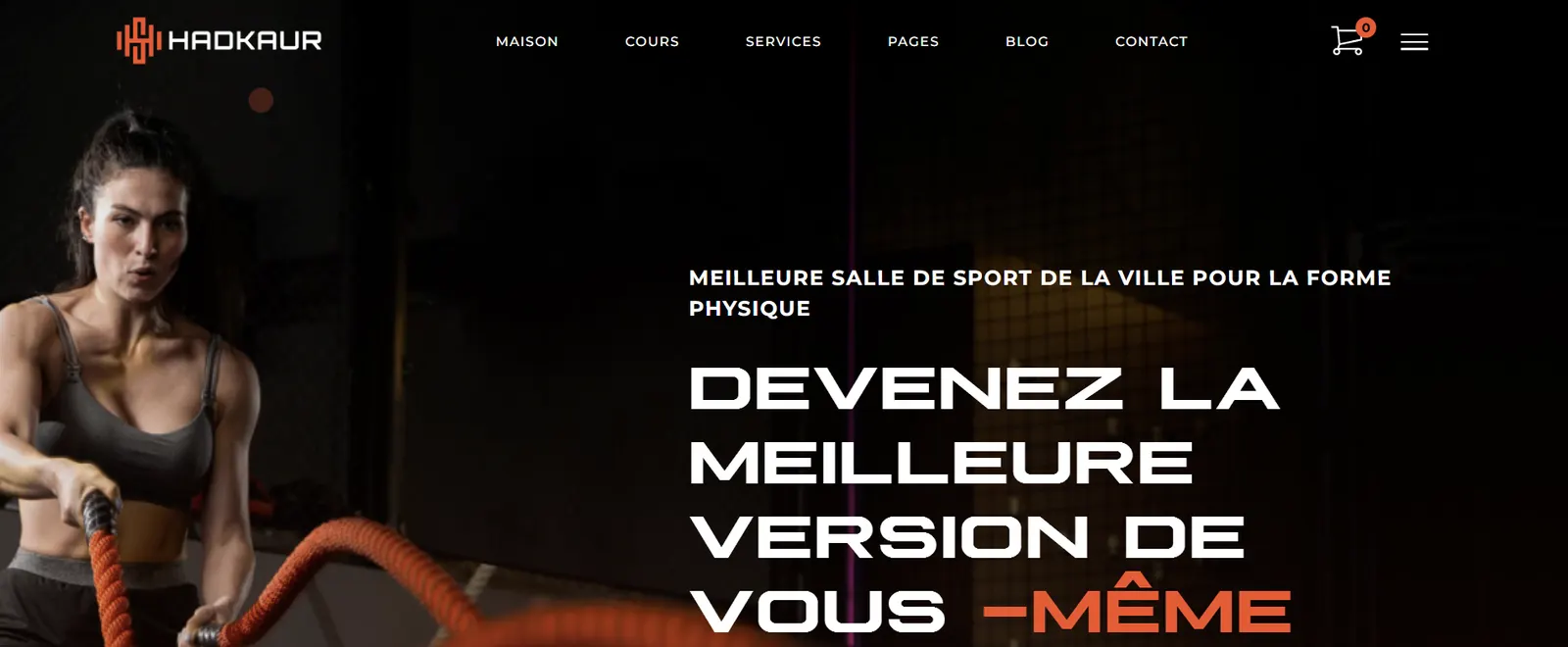 Refonte complète de site vitrine pour coach sportif