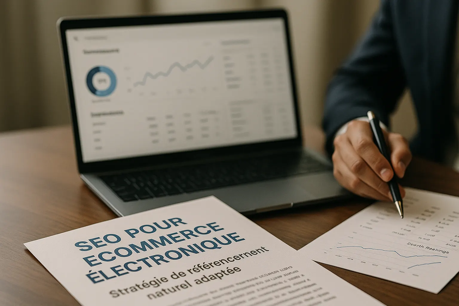 SEO pour ecommerce electronique : strategie de referencement naturel adaptee