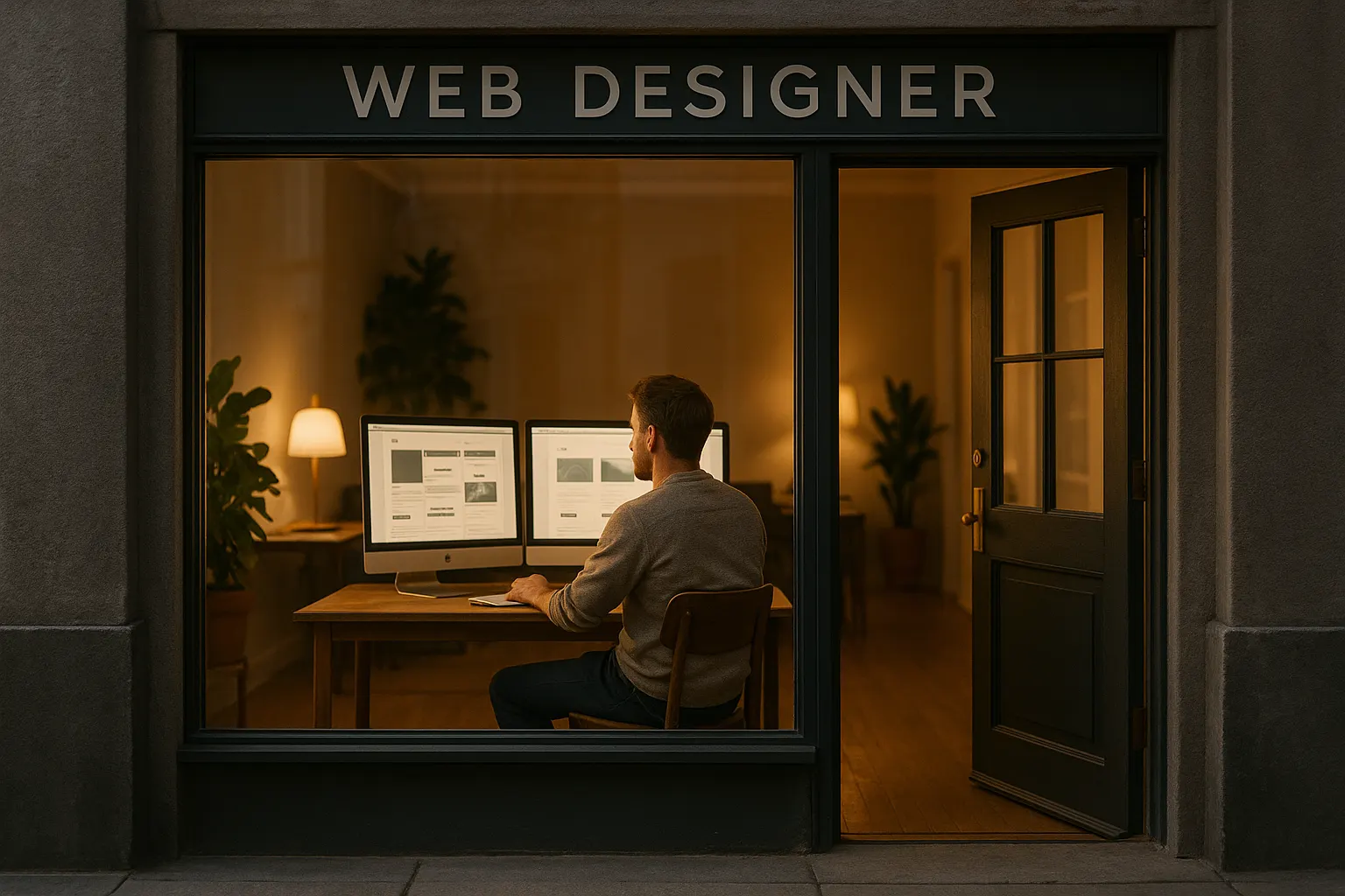 Illustration de création de site internet IA gratuit : les vraies options en 2026