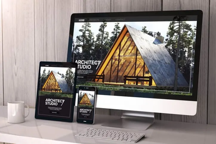 Site responsive testé sur ordinateur, tablette et smartphone