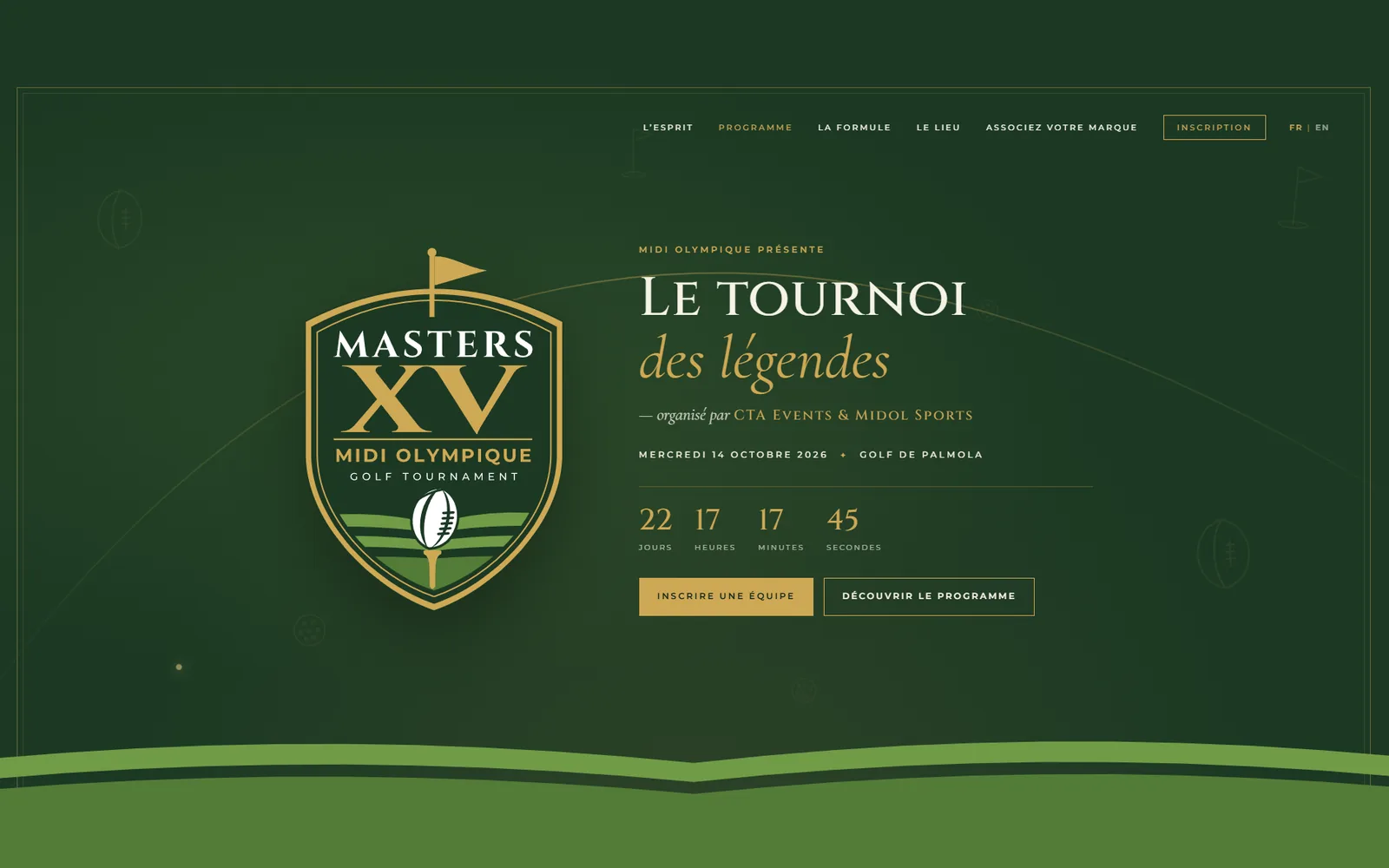 Site internet Masters XV
