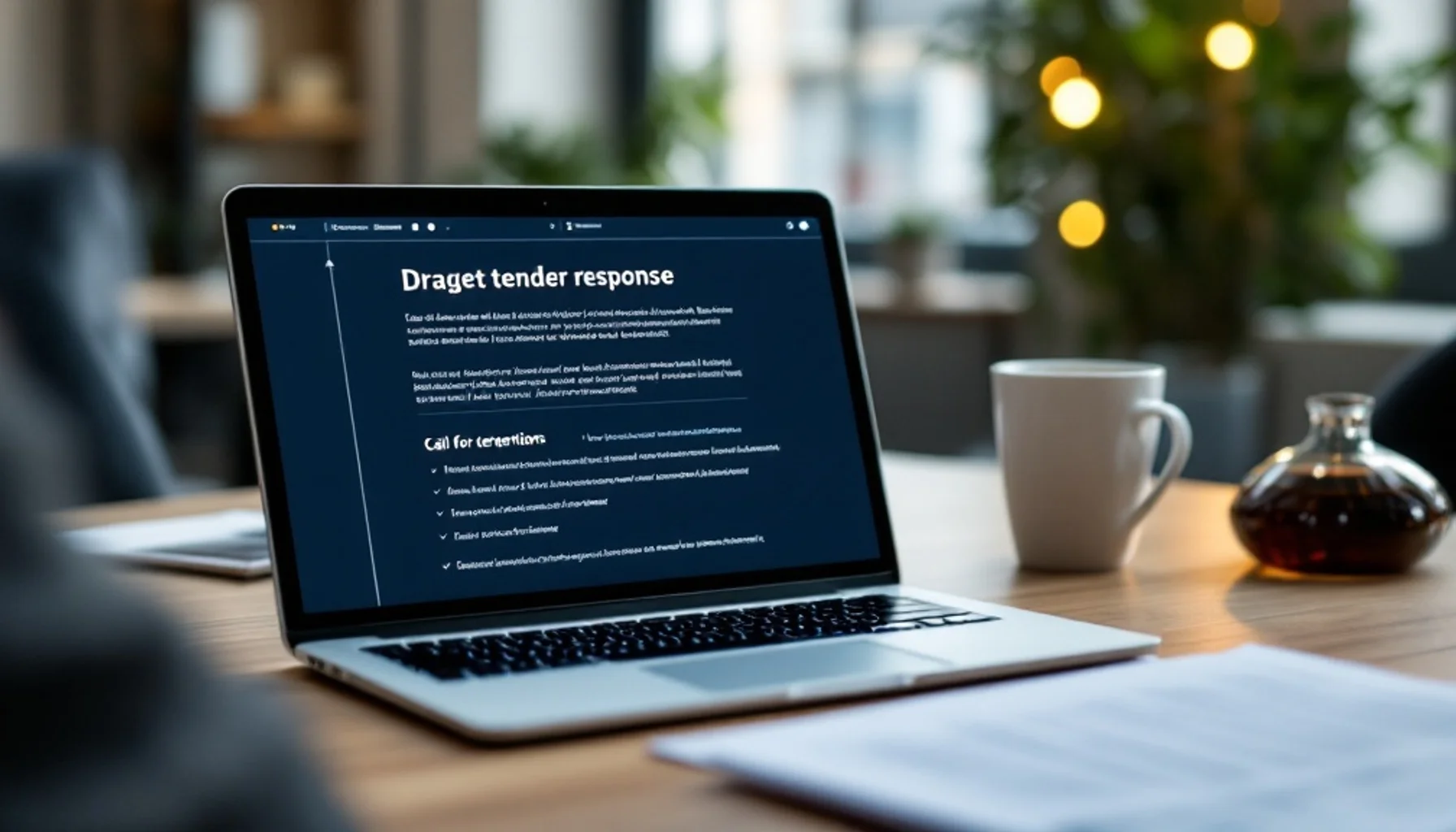 Application web Assistant de réponse aux appels d'offres IA — développée par Clickzou à Toulouse