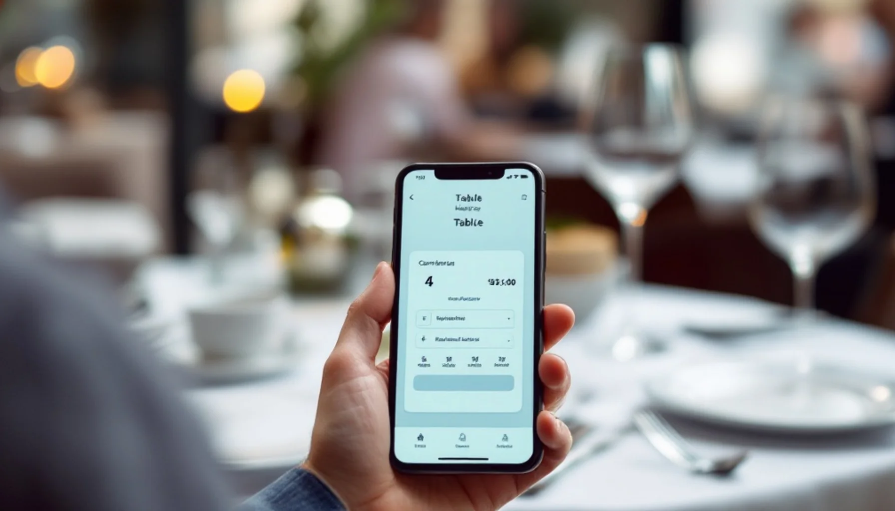Application web Réservation de table en ligne — développée par Clickzou à Toulouse