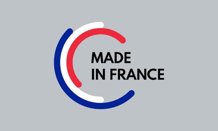Logo "made in France" pour illustrer la conception et le service client effectué en France