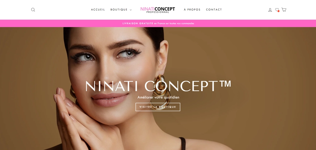 Site web de Ninati Concept